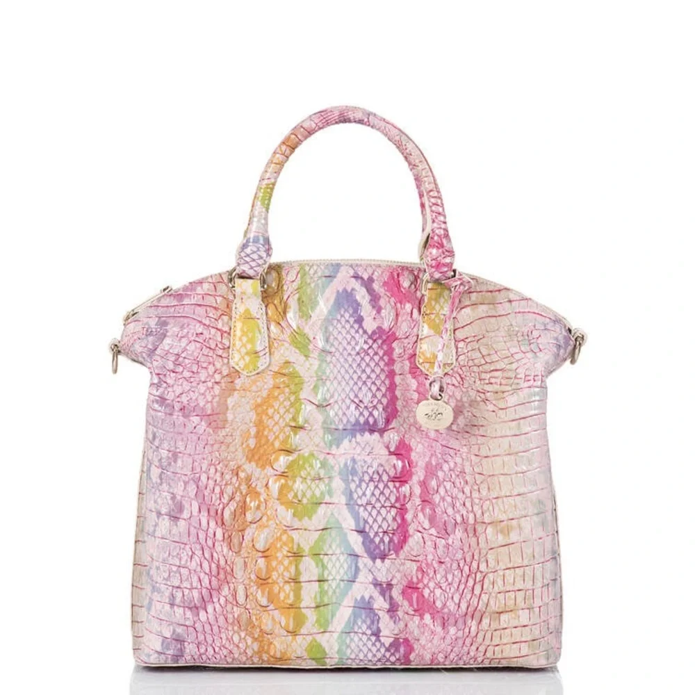 Brahmin Large Duxbury Satchel Optimism Melbourne Bag NWT - Picture 2 of 10